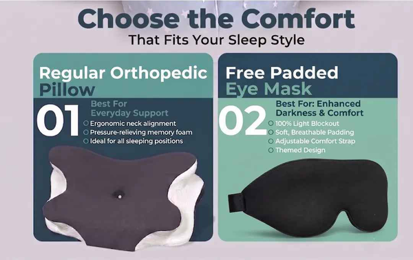 OrthoCloud Best Orthopedic Pillow: Enhance Neck Support & Sleep Quality